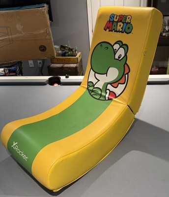 Super Mario Yoshi X Rocker Gaming Chair Foldable Floor Rocking