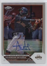 2023 Topps Pro Debut Chrome Refractor 29/99 Aeverson Arteaga #PDC-93 Auto 1l2