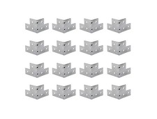 Chromed Iron Case Corner Protector Metal Box Corner Support Angle Curved Deco...