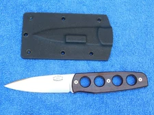 Discontinued Limited Ed. # 487 Boker BUD NEALY MCS Birch wood Fixed Blade Knife