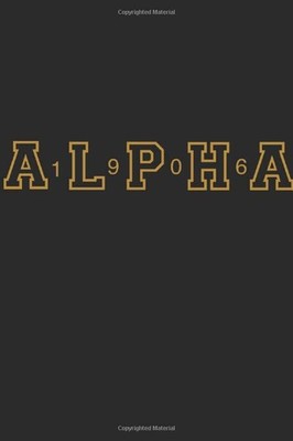 Alpha 1906: Alpha Phi Alpha Blank Lined Journal