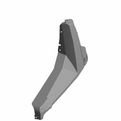 Polaris Front Fender Flare, Left-Hand, Black, Genuine OEM Part 5464981-070