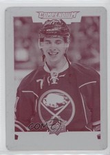 2017-18 Upper Deck Compendium Printing Plate Magenta 1/1 Evan Rodrigues #333 0zu
