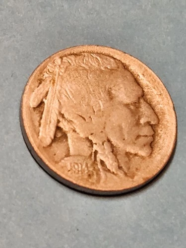 1914 D  Restored Buffalo Nickel - Free Shipping- A406