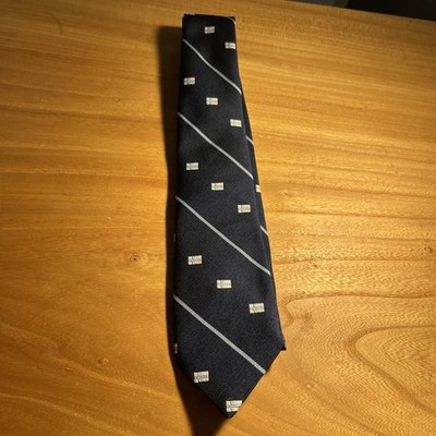 Mens Navy Tie Made Expressly for Odin