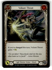 Valiant Thrust (Blue) MON041 Rainbow Foil Rare Monarch LP