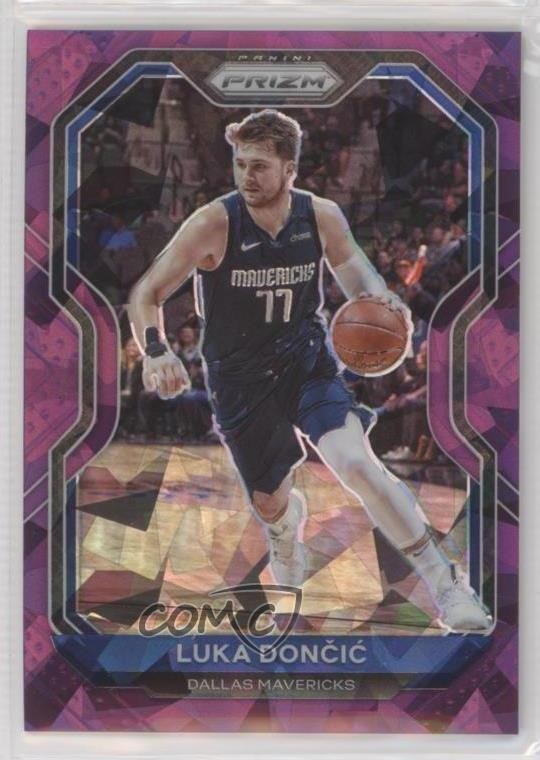 2020-21 Panini Prizm Purple Ice Prizm 29/175 Luka Doncic #32 b8d