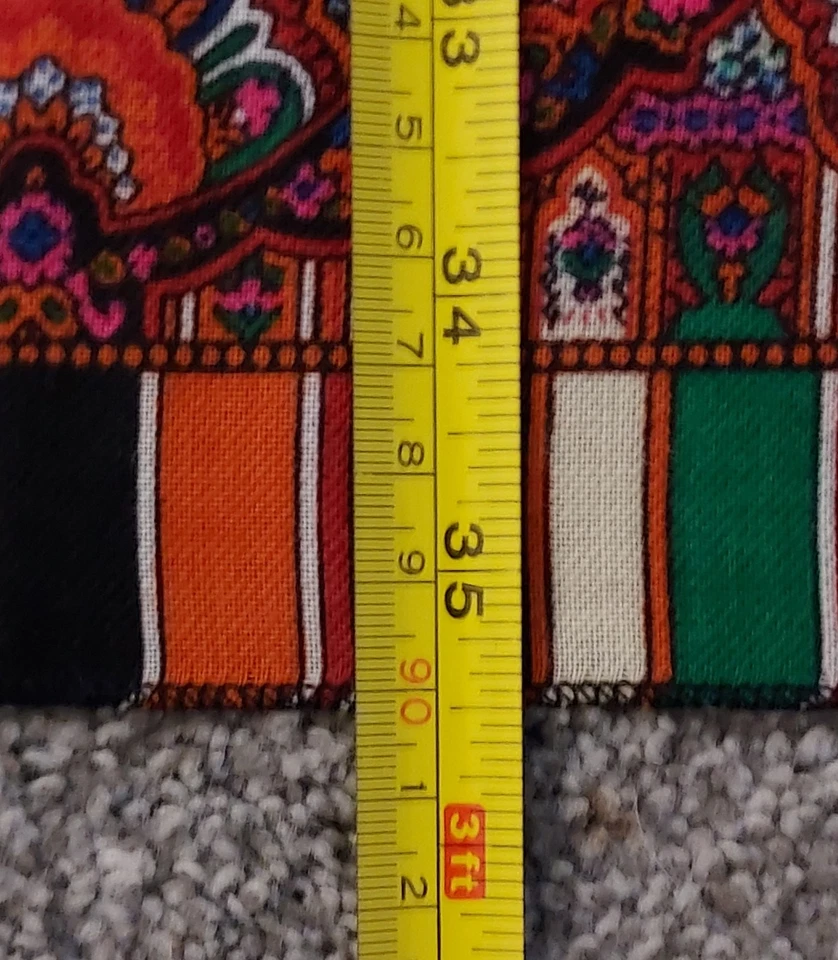 Women's Pavlovo Posad 100% Pure New Wool Shawl "Tatiana" Design 90cm x 90cm NWT - Image 3 of 4