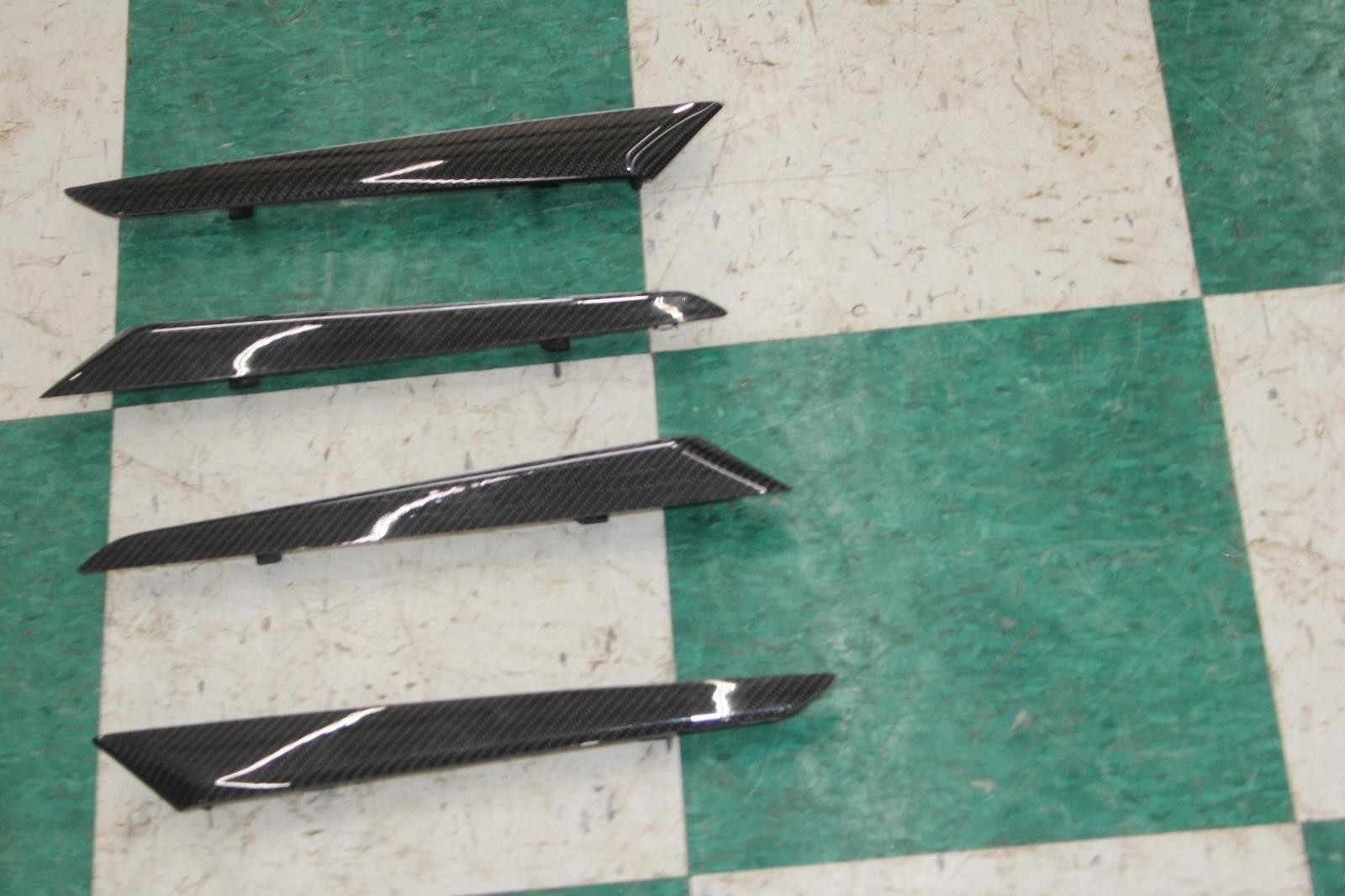 14-24 MASERATI GHIBLI Carbon Fiber Front Rear Door Trim Insert Set of 4x Unit OE