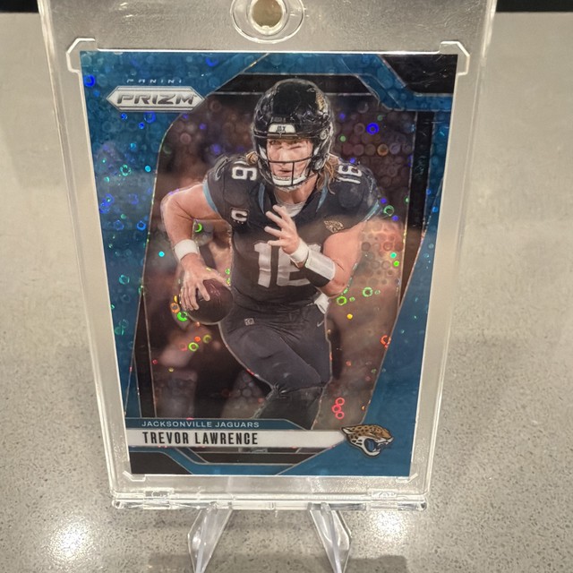 2024 Panini Prizm - Trevor Lawrence #129 No Huddle Blue Prizm 41/99