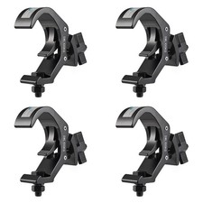 1.57-2.36 Inch Truss Clamp, 4PCS Professional Aluminium Black Stage Lighting ...