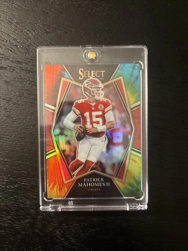 2021 Panini Select Premier Level Patrick Mahomes II #102 Tie-Dye Prizm /25