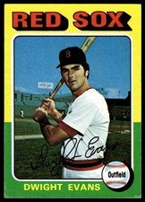 Dwight Evans 1975 Topps #255 Red Sox