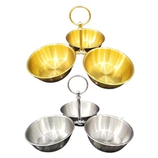 Serving Bowls Set Divided Serving Tray 3 Compartment