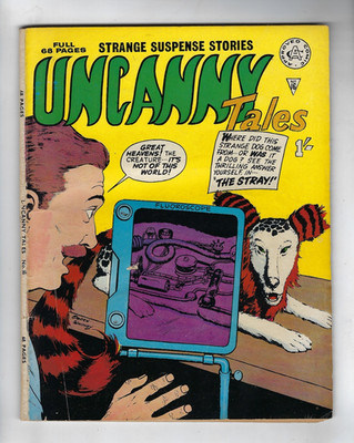 Uncanny Tales # 16 Vintage UK Alan Class 1/- Comic Silver Age reprints 1960's