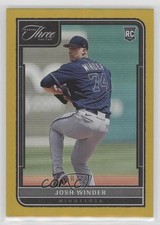 2022 Panini Three and Two Rookies Holo Gold 2/12 Josh Winder #141 0h07