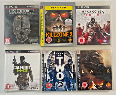 PS3 Action Spiele Bundle | 6x Playstation 3 Spiele | komplett getestet & gereinigt (1)