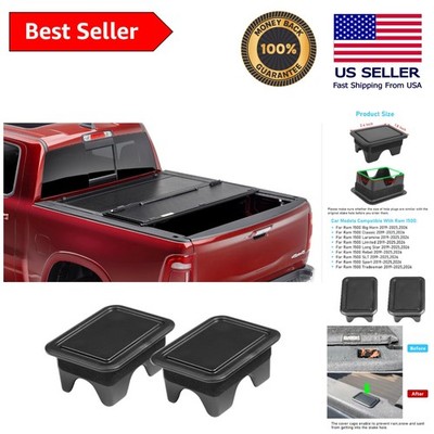 Durable Waterproof Bed Rail Stake Pocket Plugs for Ram 1500 (2019-2026) - 2 Pack