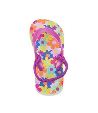 Wonder Nation Girls 11-12 Brand New Flower Printed Flipflop Sandles