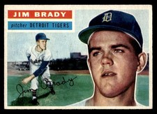 1956 Topps Baseball #126 Jim Brady NM *n3