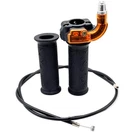 Twist Throttle Accelerator Grip + Cable For 47cc 49cc Mini Pocket Dirt Bike Quad