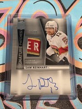 Sam Reinhart 75/99 Signature Patches 2024-25 UD The Cup Florida Panthers (CH)