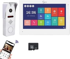 Videocitofono 1080P Appartamento Campanello Sistema Citofono,10 Pollici Cablato Touch