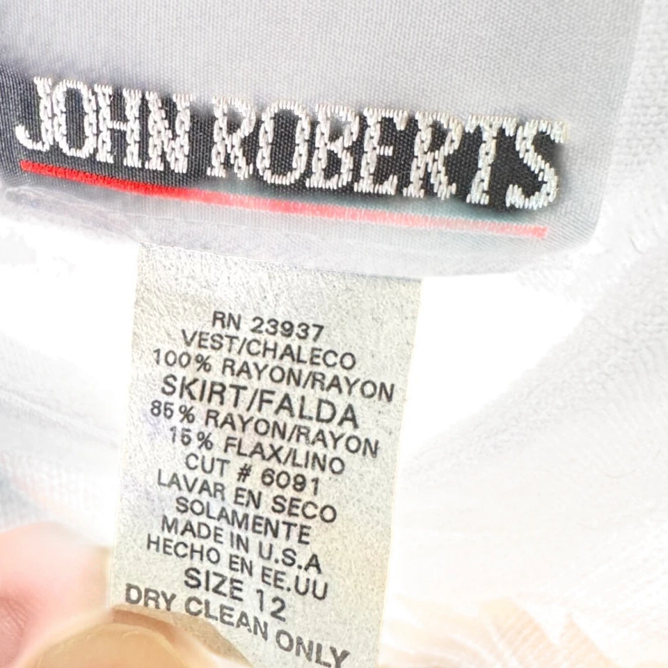 VTG John Roberts Midi Dress 12 Black Cottagecore Romantic Fall Floral 90s Retro - Image 2 of 4