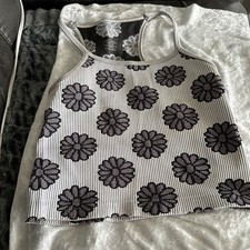 NWOT Aura Racerback Spaghetti Strap Flora Gre...