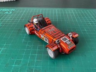 Scalextric C2345 Caterham 7 Team Taran #88 gebraucht
