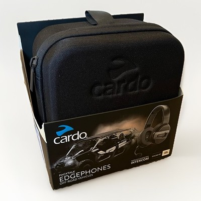 New Cardo Packtalk Edgephones Off-Road Bluetooth Intercom Headphones JBL Sound