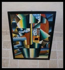 Kazimir Malevich, Oil painting Portrait of Kliun. 1913