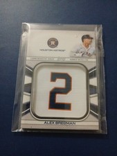 2022 ToppsSeries1_Jersey Number Medallion Commemorative Relics AlexBregman