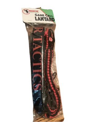 New Predator Tactics Game Call Lanyard Carabiner Clips Remotes Paracord Neck Pad