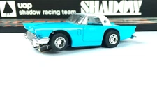 Ho Slot Cars, Vintage Rare Ford Thunderbird, Chrome Wheels, All New, Perfect.