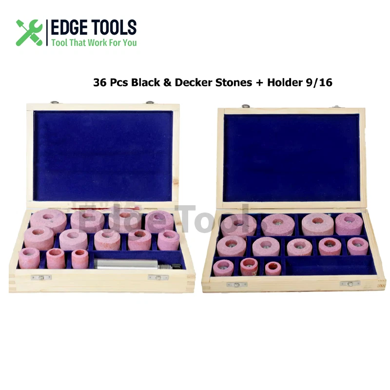 Valve Seat Re Storation Grinder Complete Kit Sioux Style 54 Pcs EDGE TOOLS USA - Image 2 of 4
