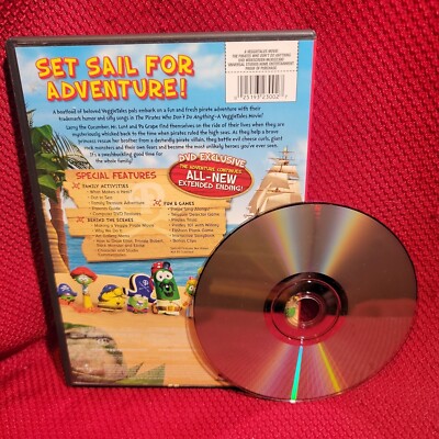 VEGGIE TALES The Pirates Who Don't Do Anything family movie dvd