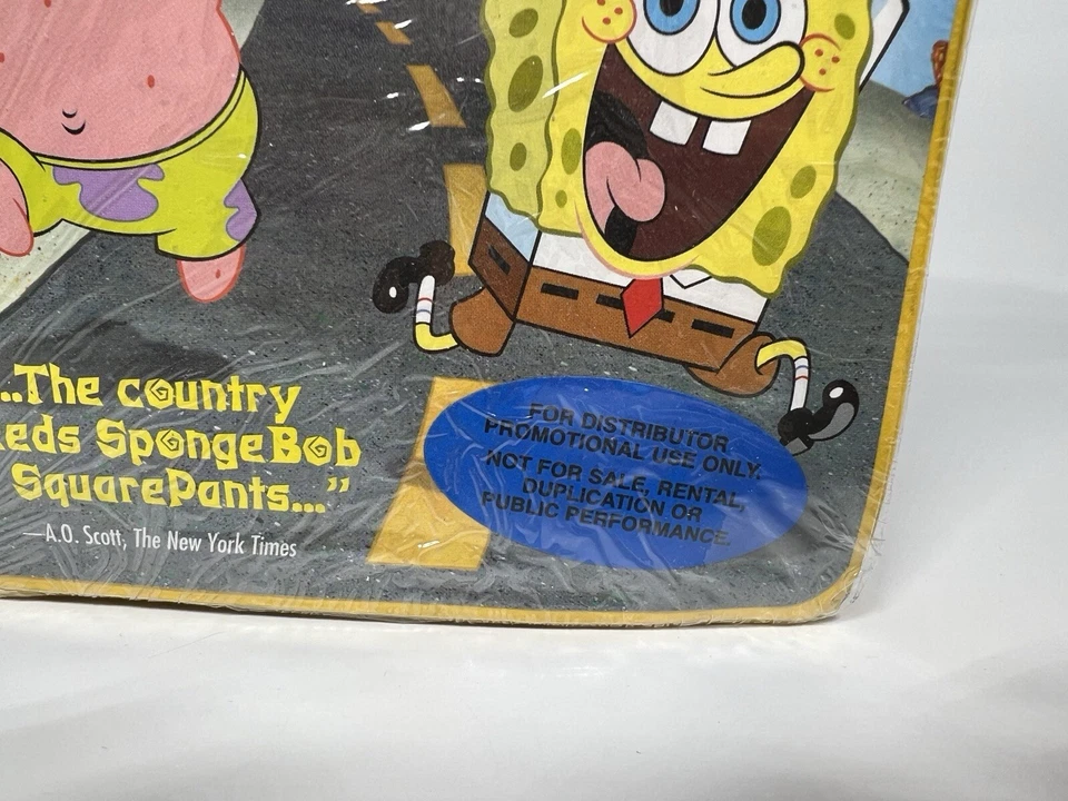 PROMO The SpongeBob Squarepants Movie VHS 2004 Nickelodeon Yellow Clamshell NEW - Image 2 of 4