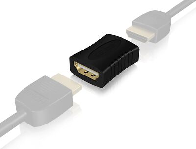 ICY BOX HDMI Cable Coupler HDMI Kupplung Verlängerungadapter HDMI zu HDMI 