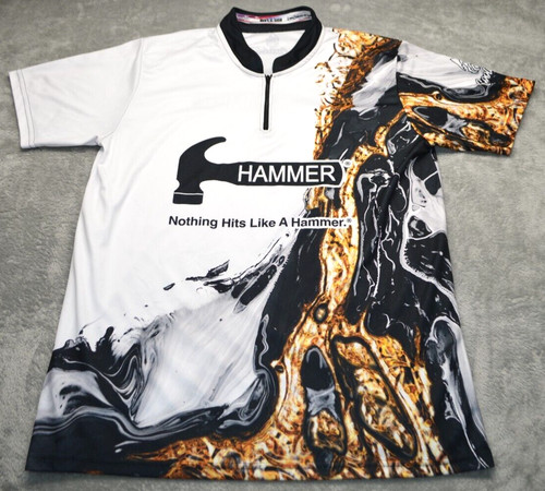 Maillot Cycliste Homme Hammer Nutrition, Rouge, Taille M, Court, Respirant