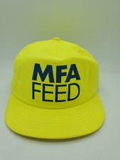 MFA Feeds Swingster Neon Yellow Snapback Hat Cap USA Made