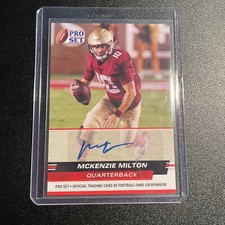 McKenzie Milton 2022 Leaf Pro Set Red RC AUTO Florida State Seminoles UCF Knight