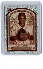 2020 Bowman Chrome Farm to Fame Mojo Ivan Rodriguez Texas Rangers #FTF-IR