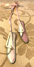 Stained Glass Pink White Ballet Toe Shoes Pointe Slippers Wall Decor Suncatcher