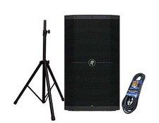 Mackie THUMP215 15 1400W Powered Loudspeaker Speaker Stand XLR DJ Cable