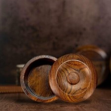 Wood Shaving Bowl With Lid Handmade Wet Shave Mug Men's Gift Holiday Christmas