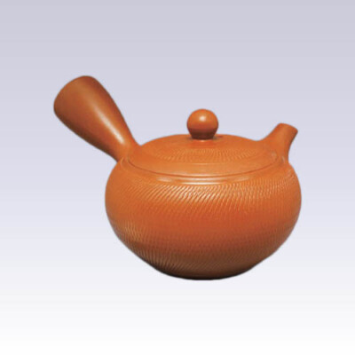 Tokoname Kyusu teapot - AKIRA - Syudei 2  - 360cc/ml - Obi ami steel net