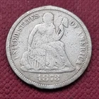 1873 Seated Liberty Dime 10c Better Grade #49256