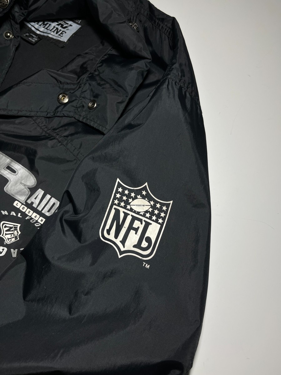 Vintage 90s Campri Teamline NFL Los Angeles Raiders Coach Jacket