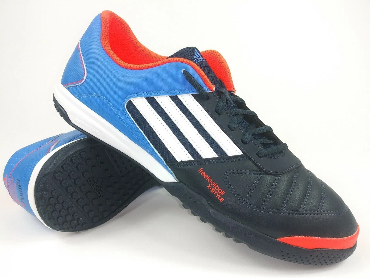 Adidas Mens Rare FreeFootball x style G61887 Blue Black Indoor Soccer Shoes